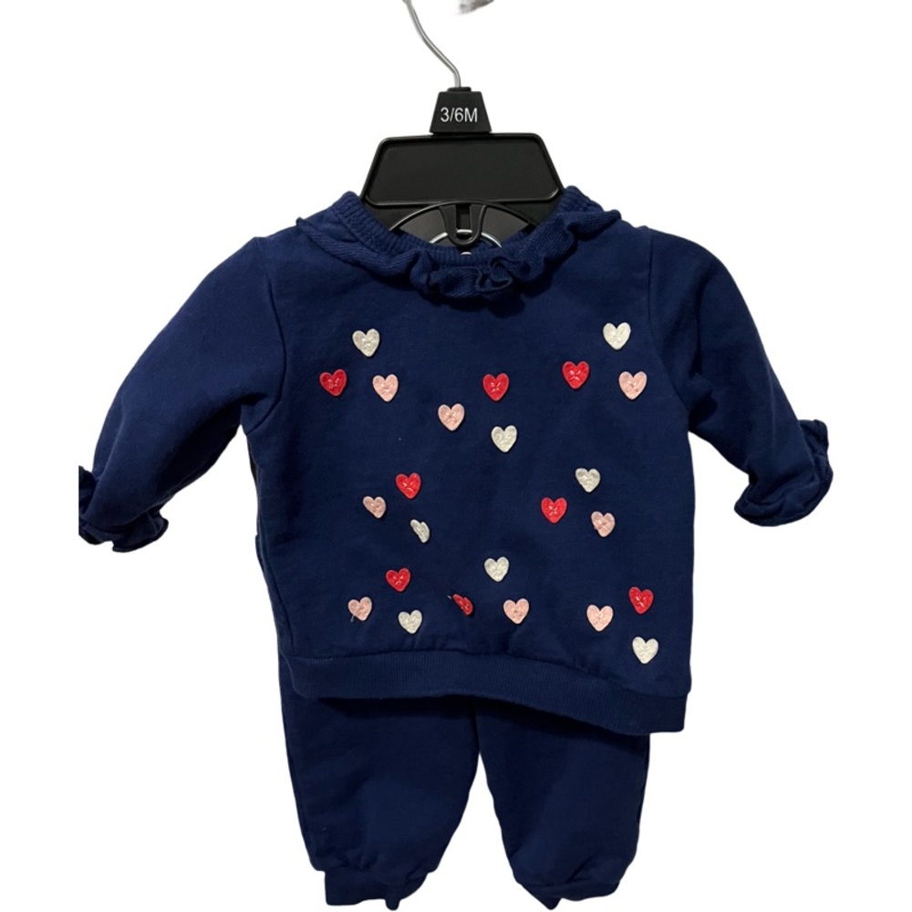 Baby Outfit with Heart Pattern